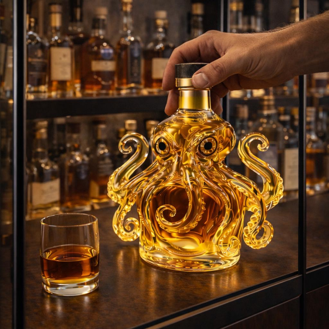 Dale | Whiskyfles Octopus Design