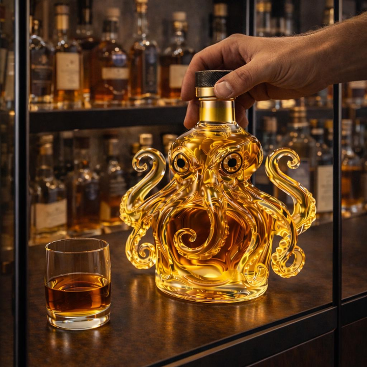 Dale | Whiskyfles Octopus Design