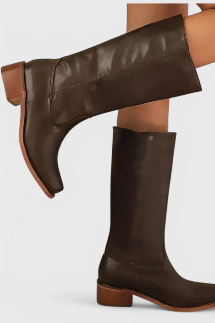 Paisley | Klassieke Knie-Hoge Hakken