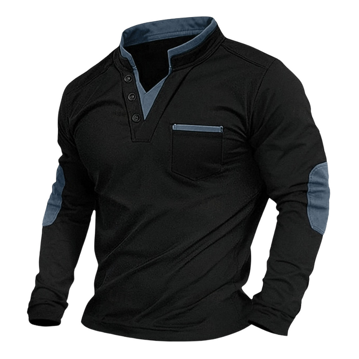 Ethan | Klassieke V-Hals Sweatshirt