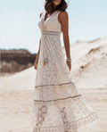 Isabelle | Dames Zomerjurk Boho Maxi | Strand Casual