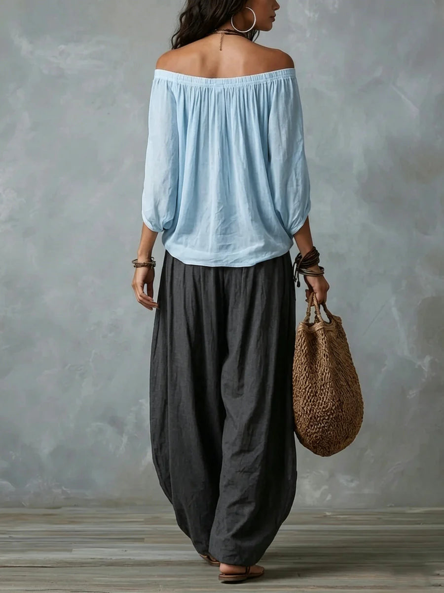 Esme | Ontspannen Off-Shoulder Set