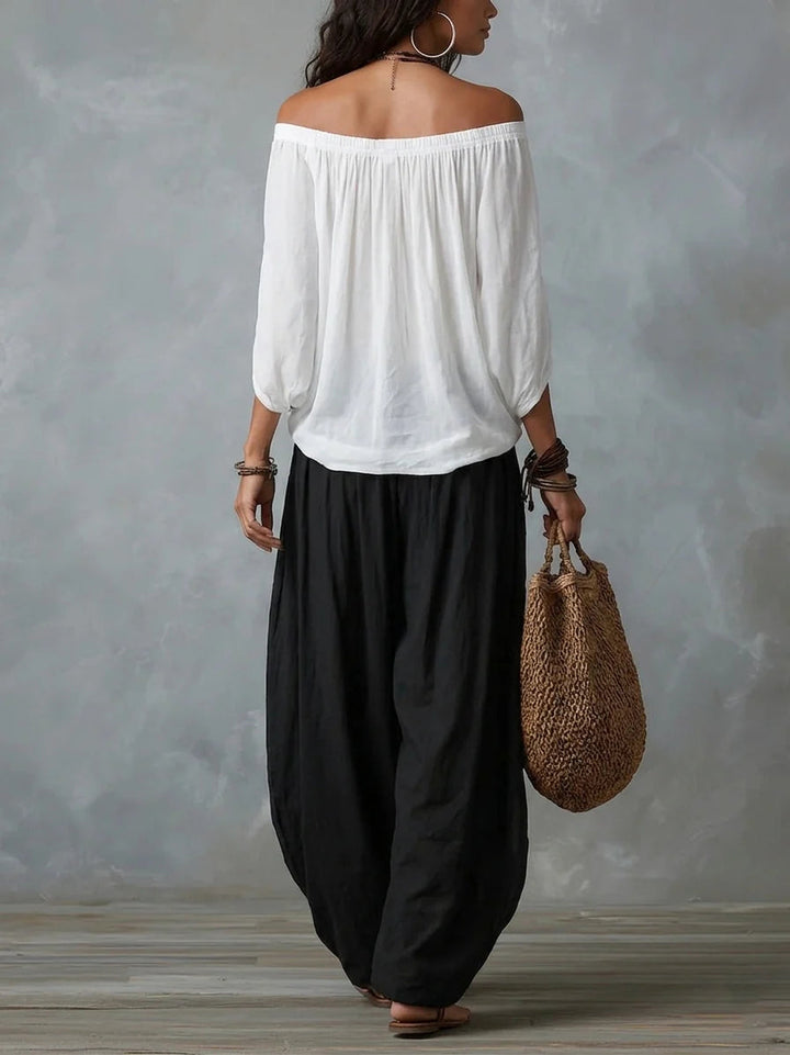 Esme | Ontspannen Off-Shoulder Set