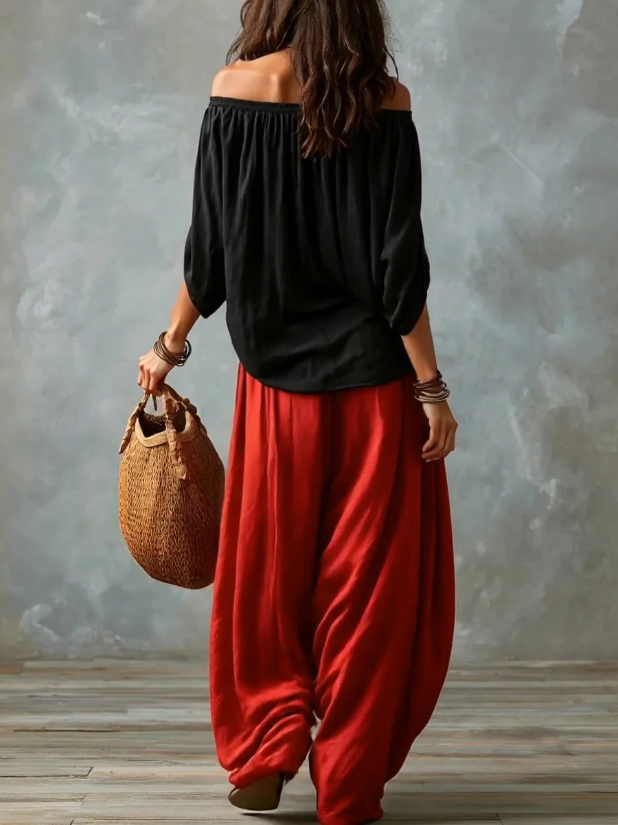Esme | Ontspannen Off-Shoulder Set