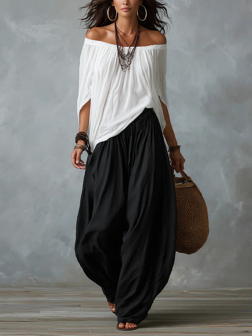 Esme | Ontspannen Off-Shoulder Set