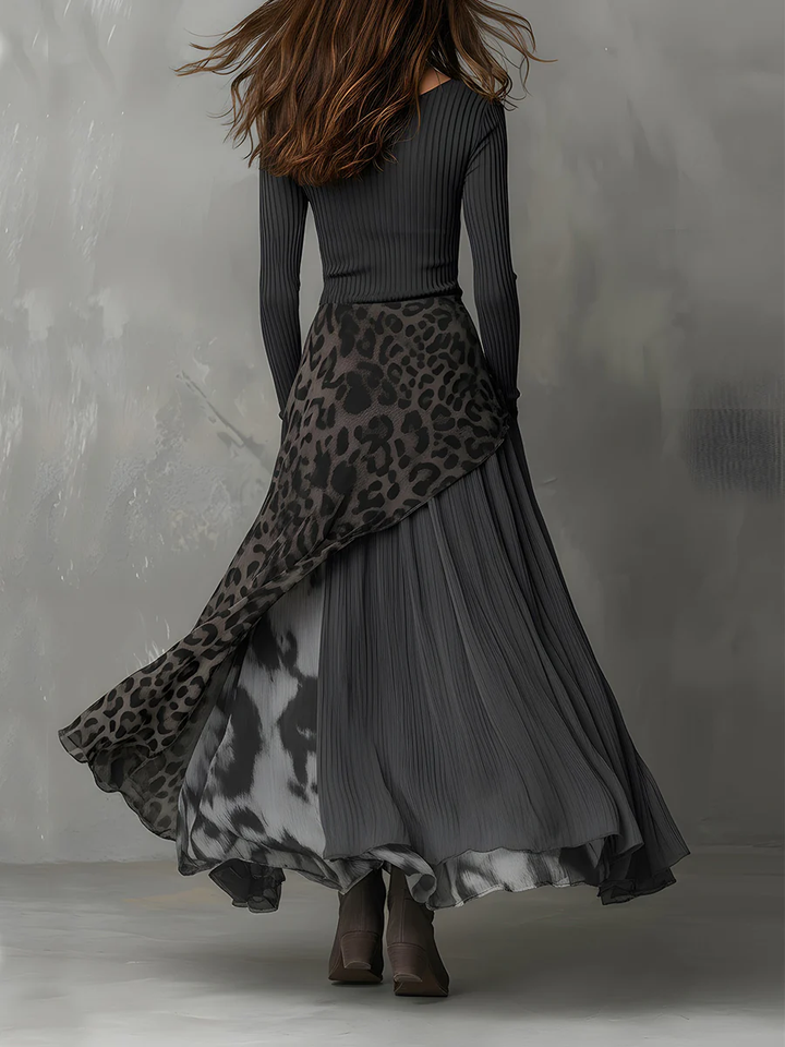 Trinity | Elegante Slim Fit Maxi Jurk