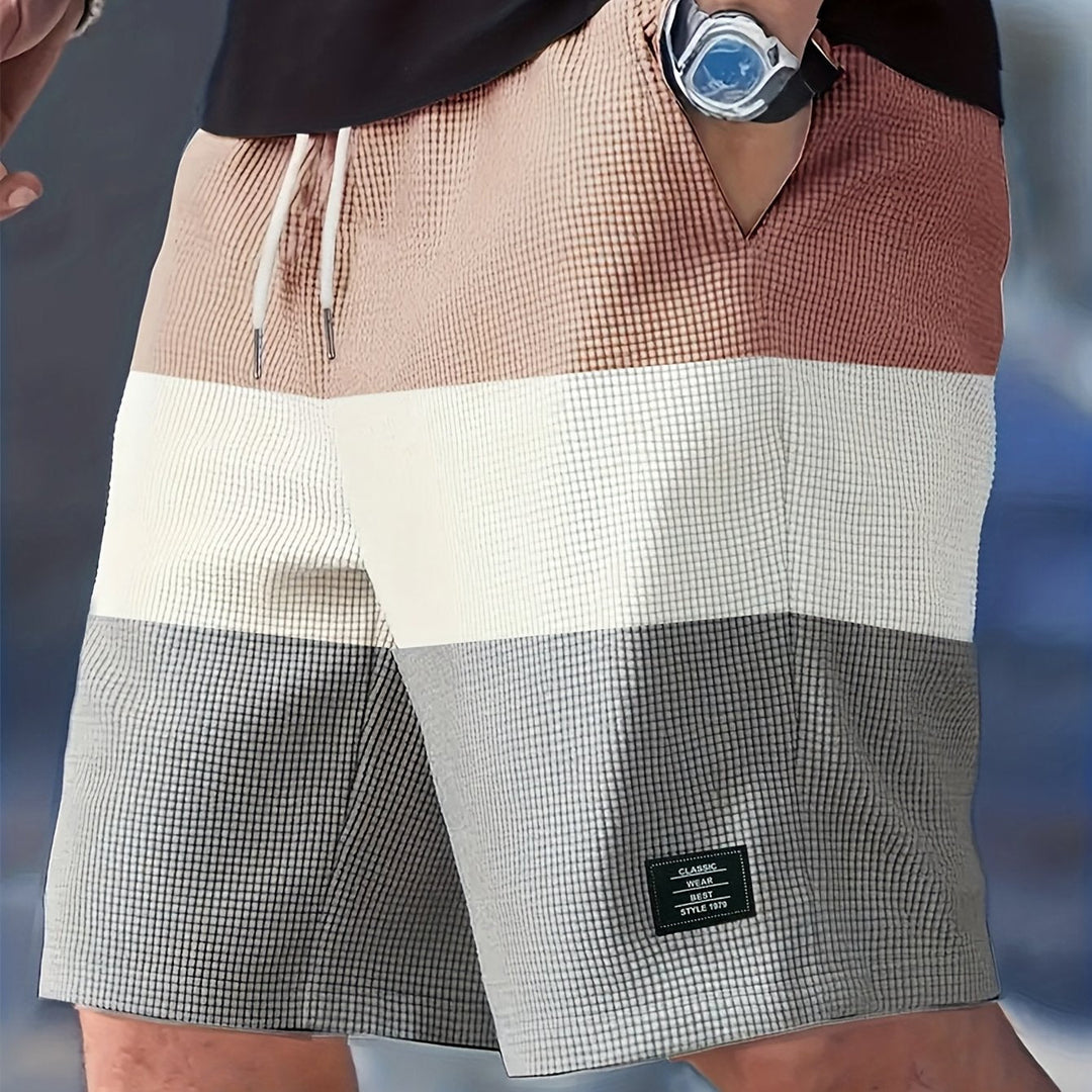 Warren | Kleurblok Casual Shorts