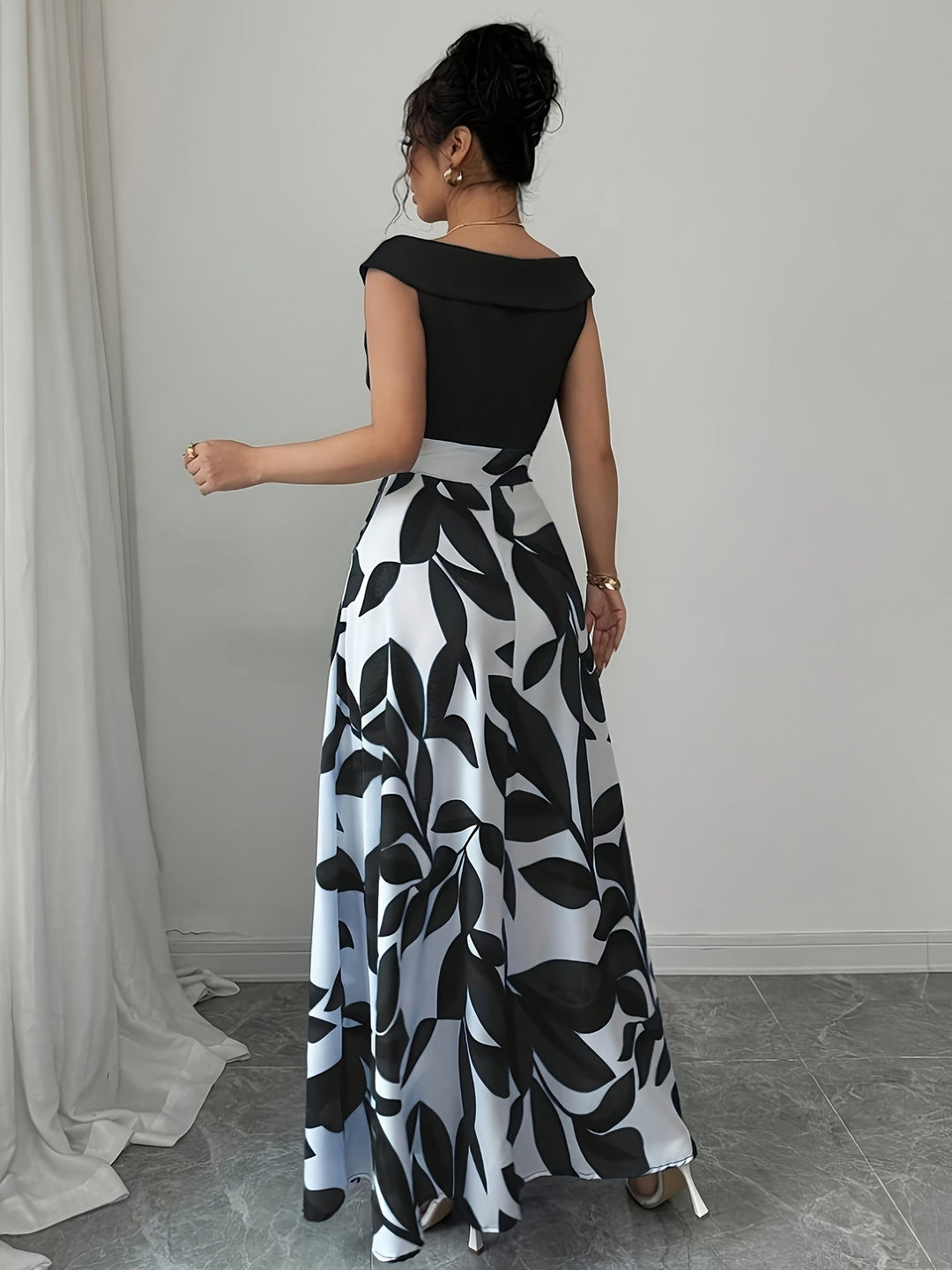 Lucille | Elegante Bloemen Maxi Jurk