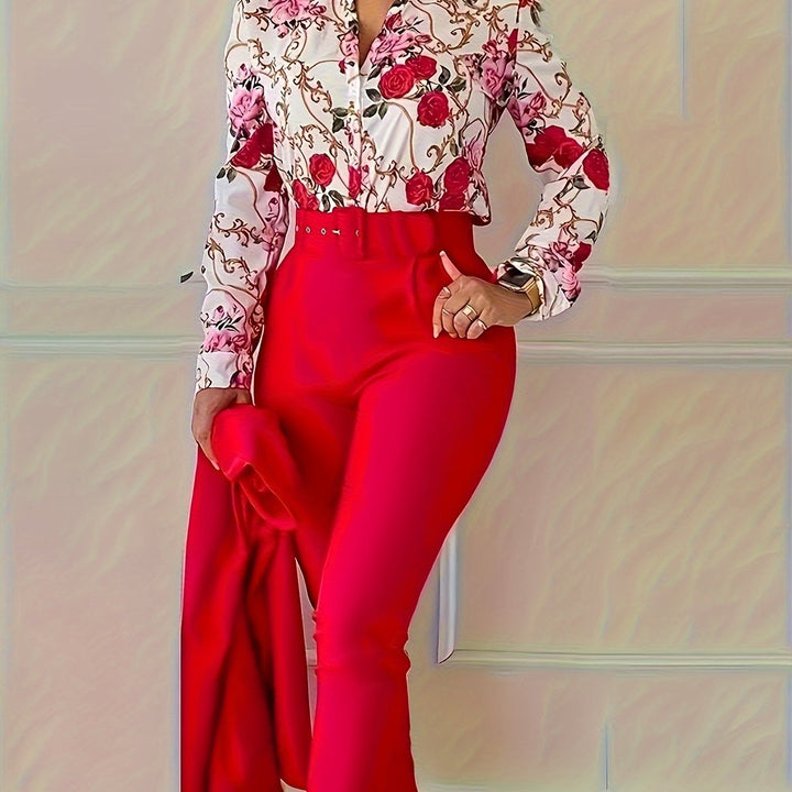 Susanna | Elegante Bloemige Twee-Piece Set