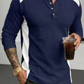 Curtis | Getextureerde Lange Mouwen Henley