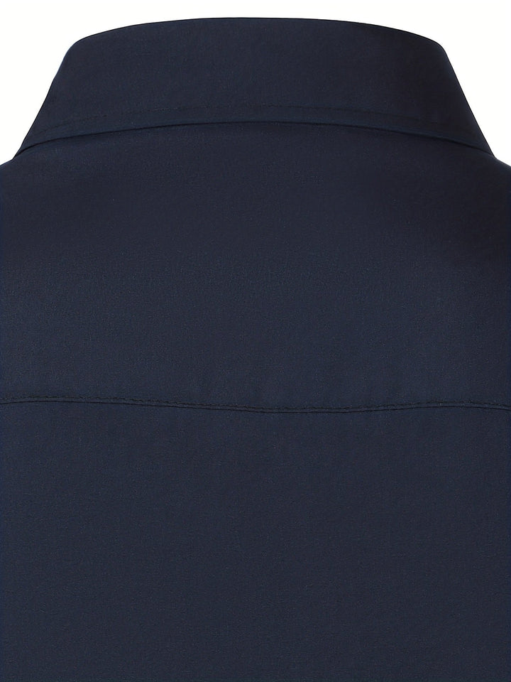 Lucille | Contrast-Trim Lange Mouw Shirt