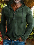 Rowan | Gebreide Henley met Kap