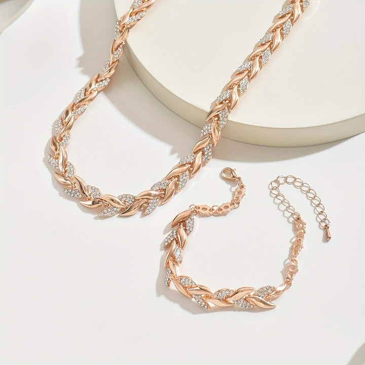 Marlene | Elegante Ketting en Armband Set