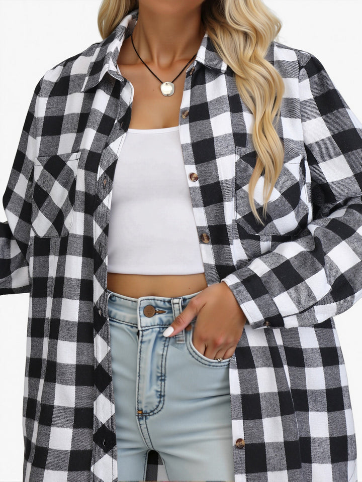 Everly | Ontspannen Buffalo Check Shirt