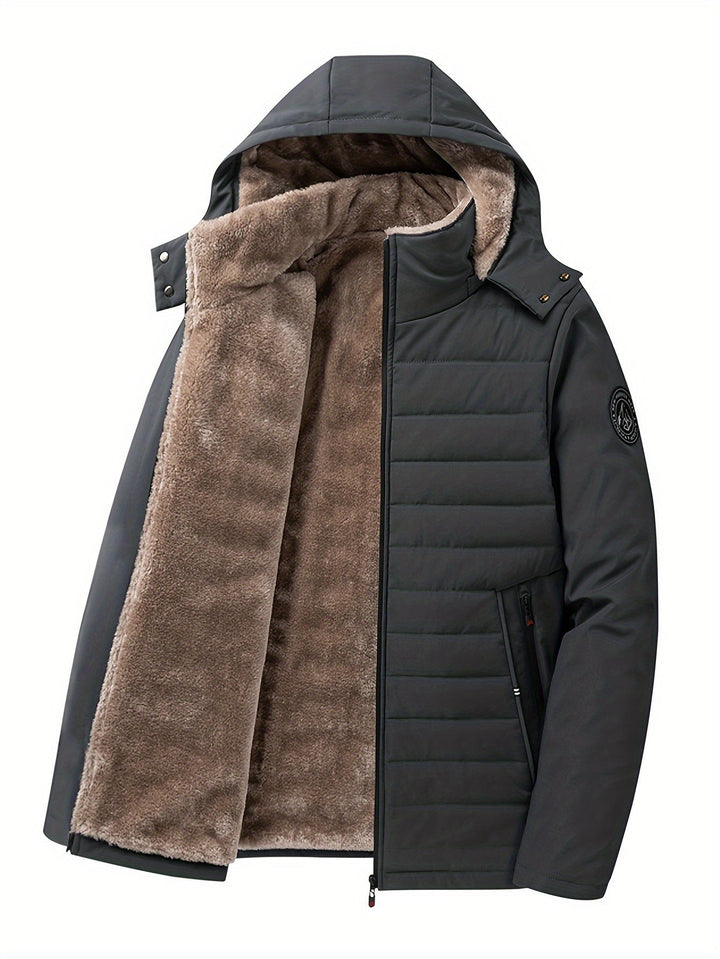 Rhys | Gevoerde Hooded Jas