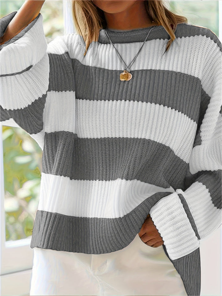 Ivy | Ontspannen Colorblock Trui