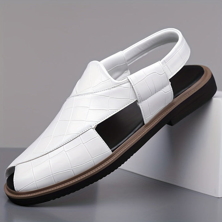 Malcolm | Geweven-Stijl Comfort Sandalen