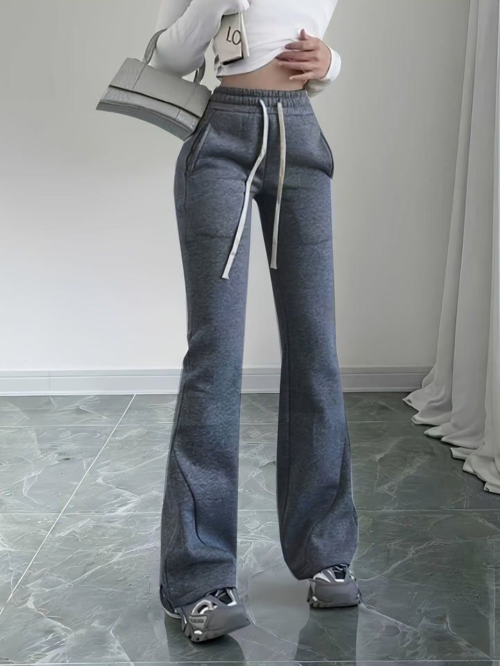 Gemma | Hoge Taille Flared Lounge Broek