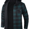 Desmond | Geruite Hooded Shirt Jacket