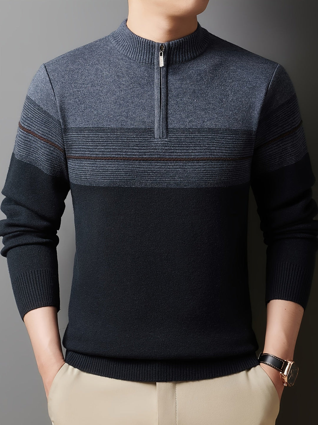Oscar | Zip-Neck Trui