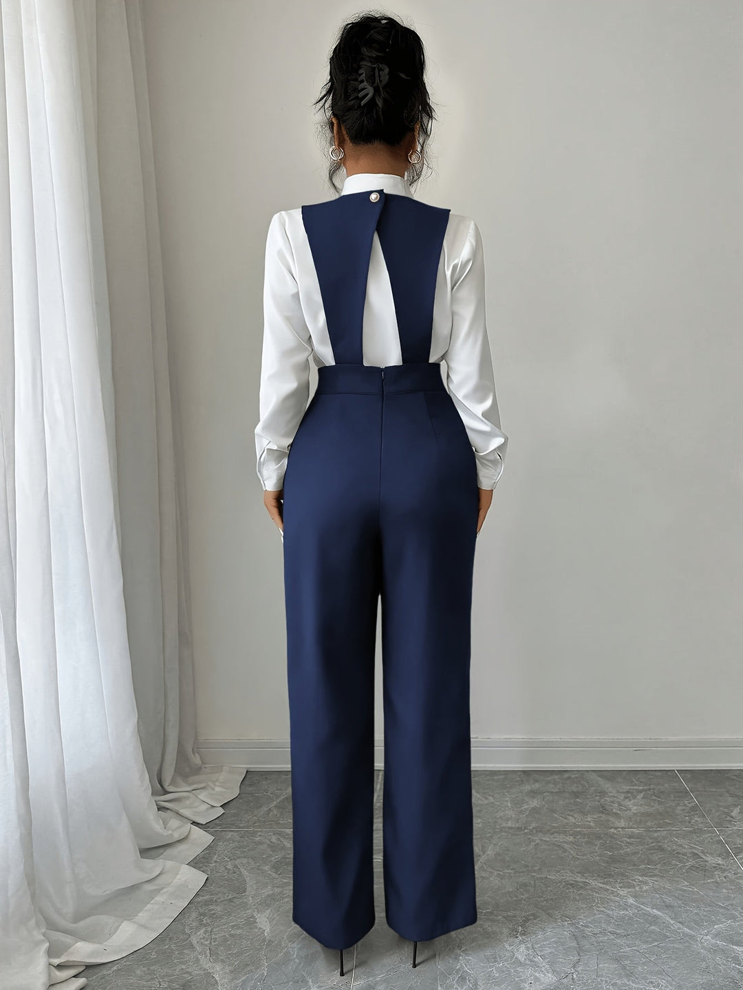 Coralie | Op maat gemaakte wijde jumpsuit