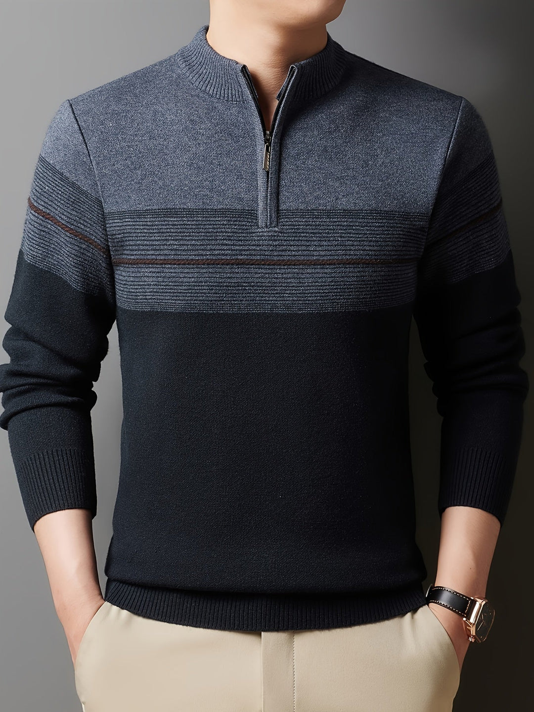 Oscar | Zip-Neck Trui