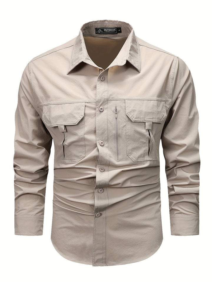 Duncan | Robuuste Multi-Pocket Cargo Shirt