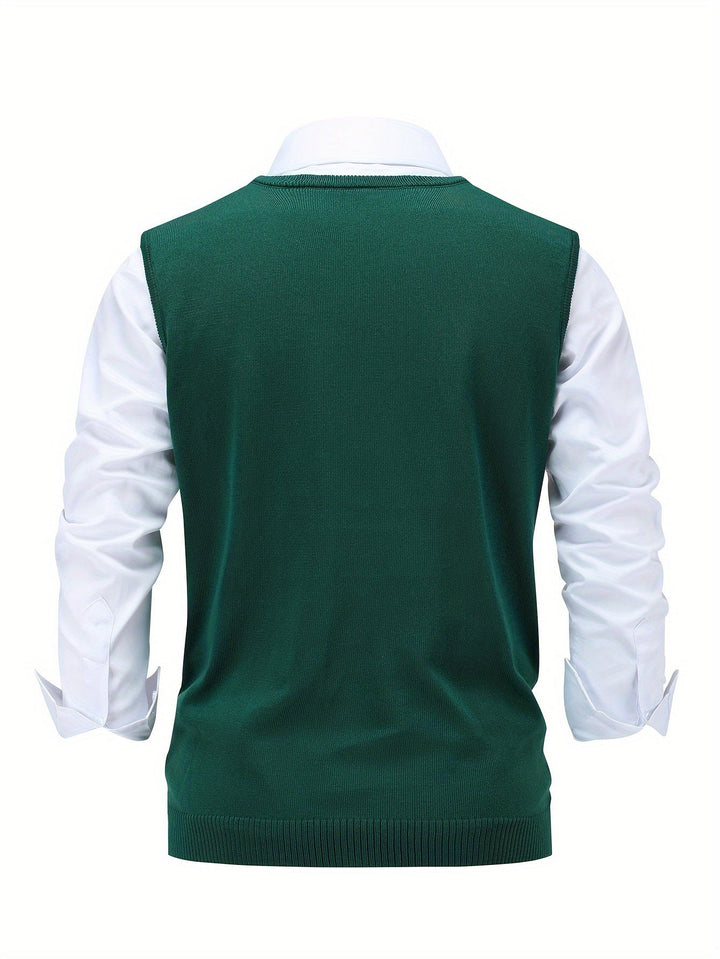 Chandler | Klassieke Argyle Trui Vest