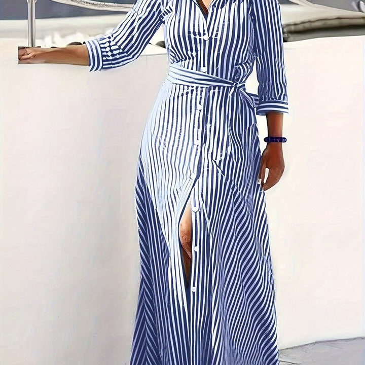 Meredith | Geknoopte Maxi Jurk