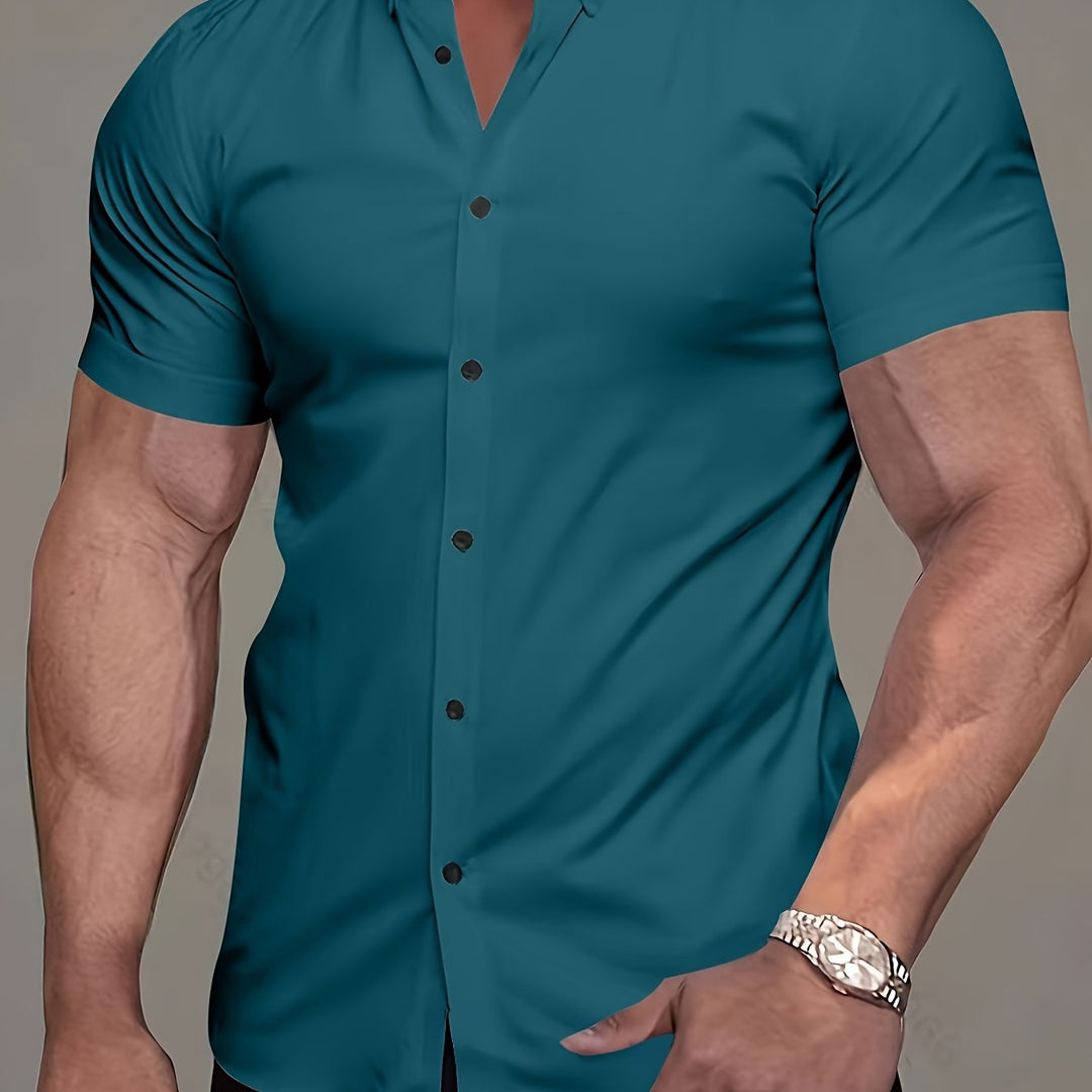 Weston | Verfijnde Korte Mouwen Shirt