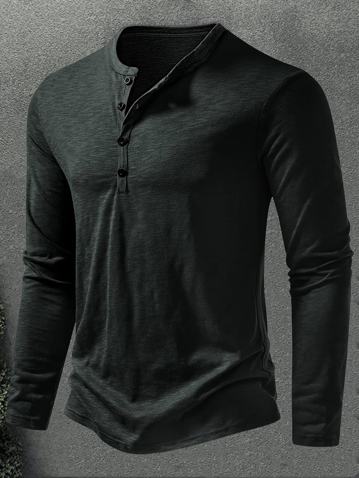 Dalton | Klassieke Knopsluiting Henley