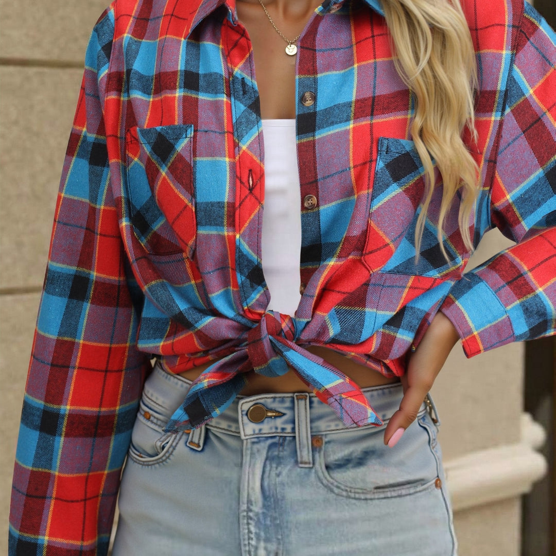 Everly | Ontspannen Buffalo Check Shirt