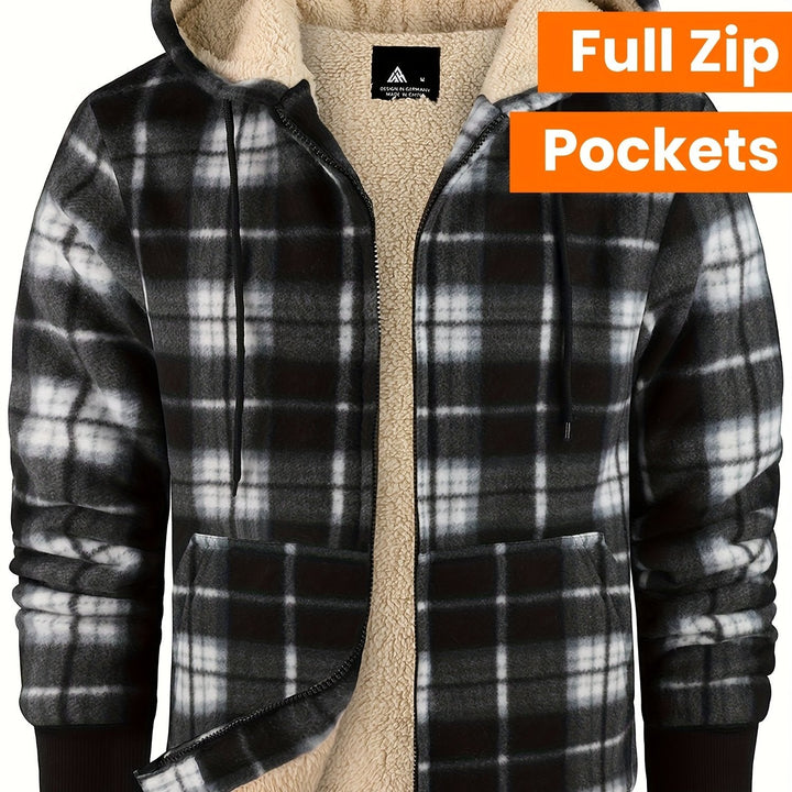 Declan | Gezellige Hooded Zip-Up Jacket
