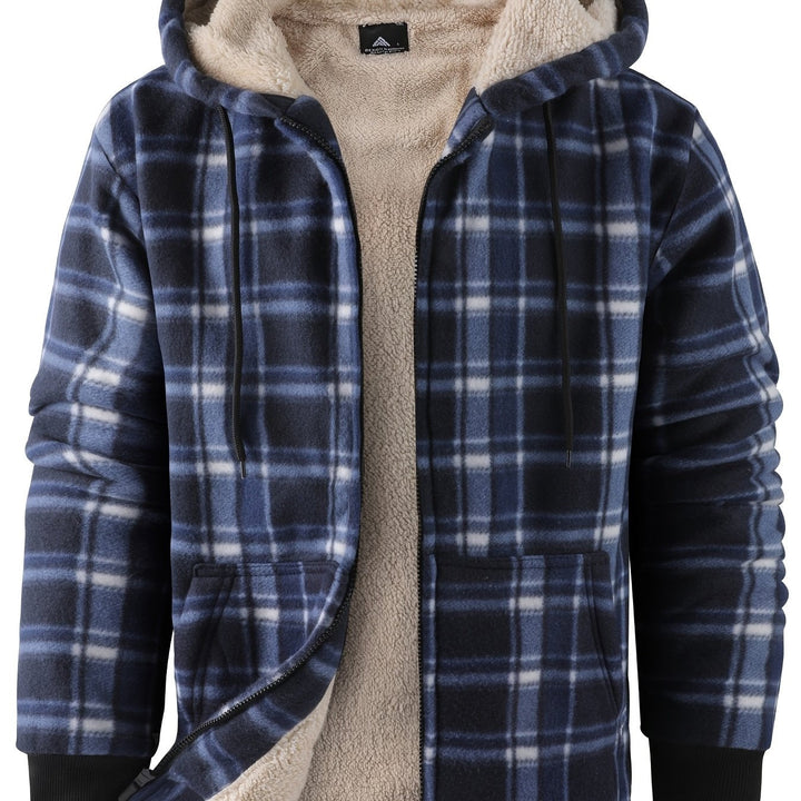 Declan | Gezellige Hooded Zip-Up Jacket