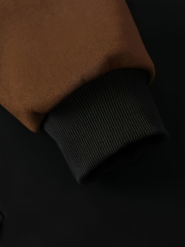 Cedric | Kleurblok Zip-Up Hoodie