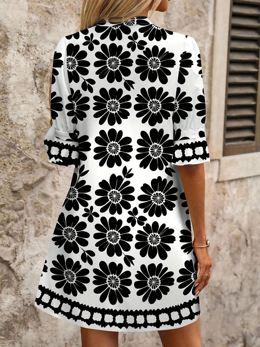 Georgia | Bloemen Mini Jurk
