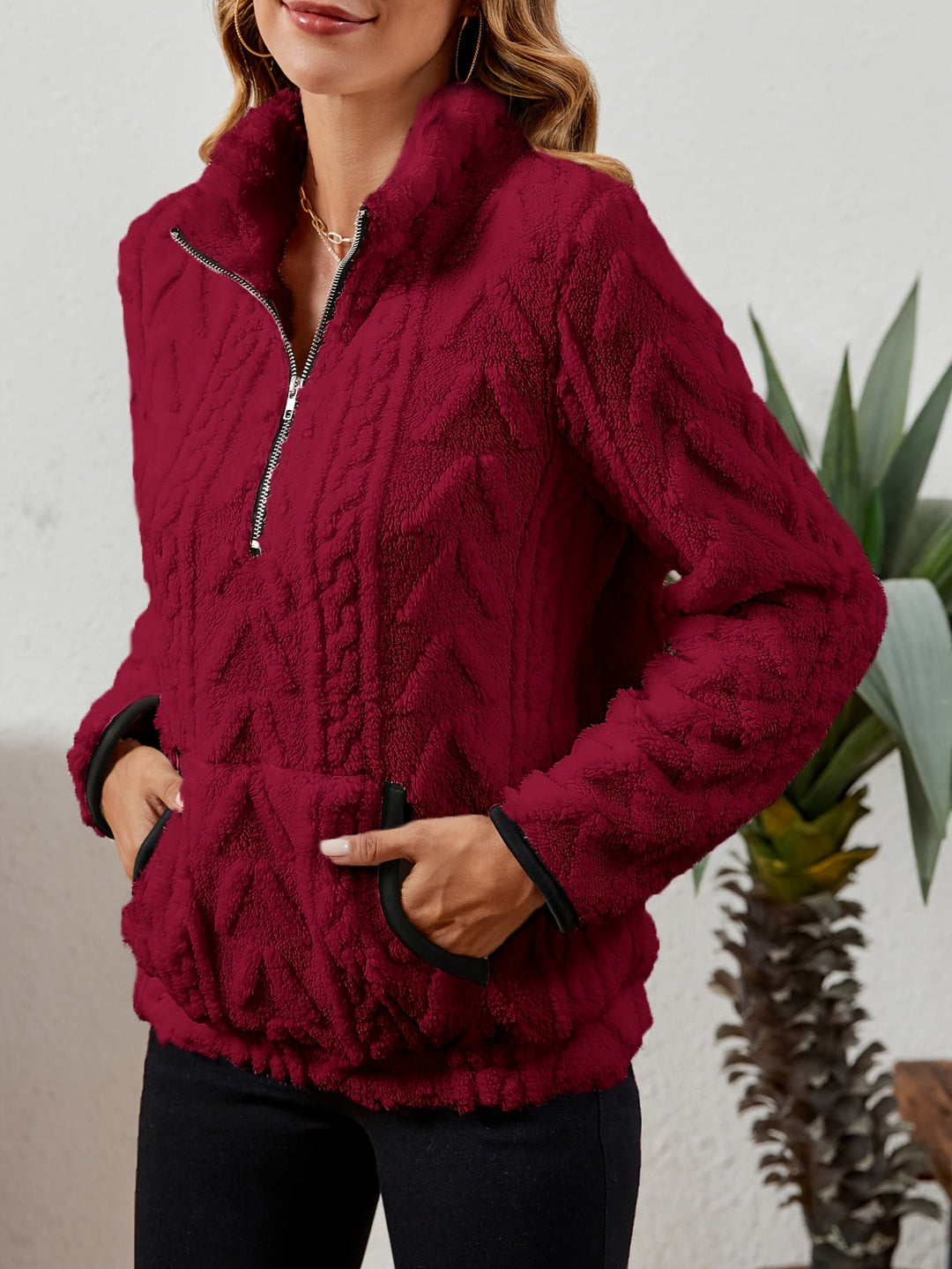 Delilah | Gezellige Half-Zip Pullover