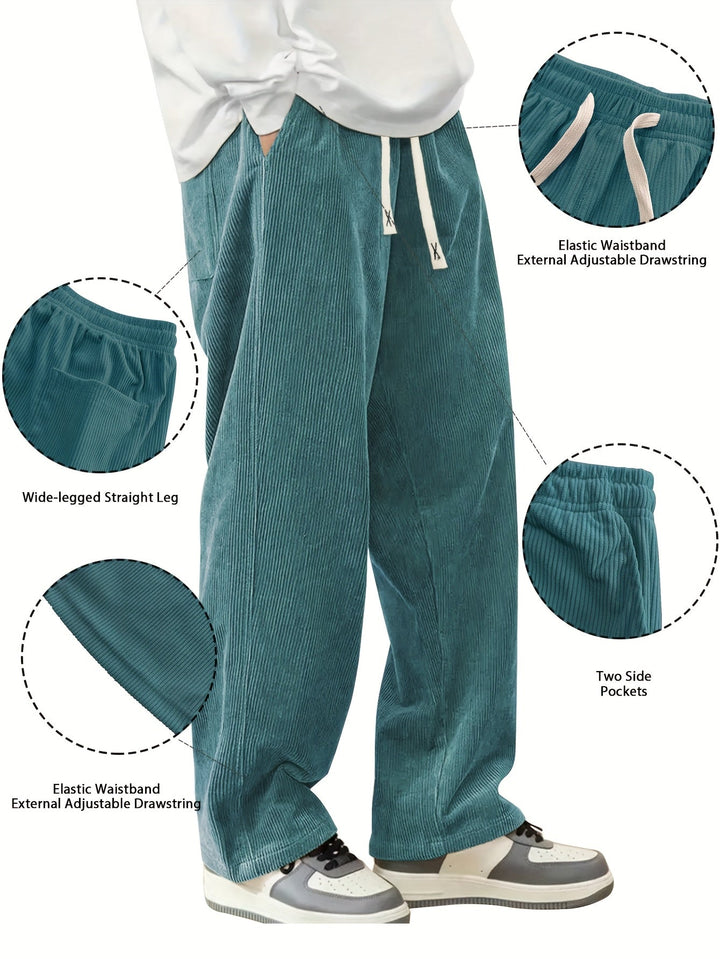 Reid | Relaxed Rechte-Pijpen Broek