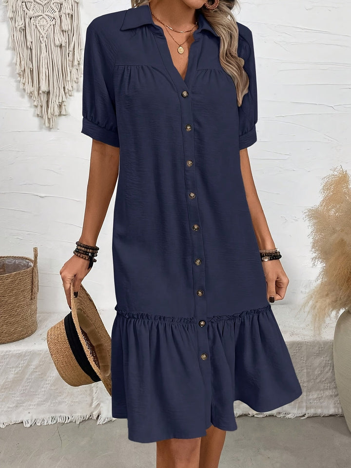 Maevelle | Knoploze Boho Midi Jurk