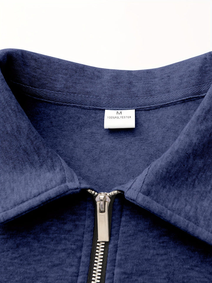 Emmett | Verfijnde Half-Zip Pullover