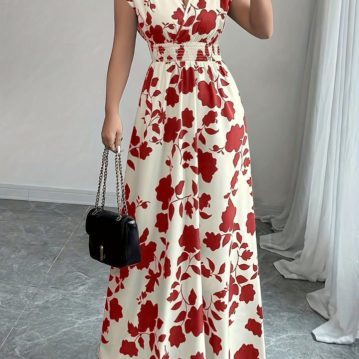Delilah | Vloeiende Bloemen Maxi Jurk
