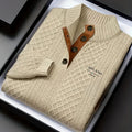 Lorenzo | Textured Stand-Collar Sweater