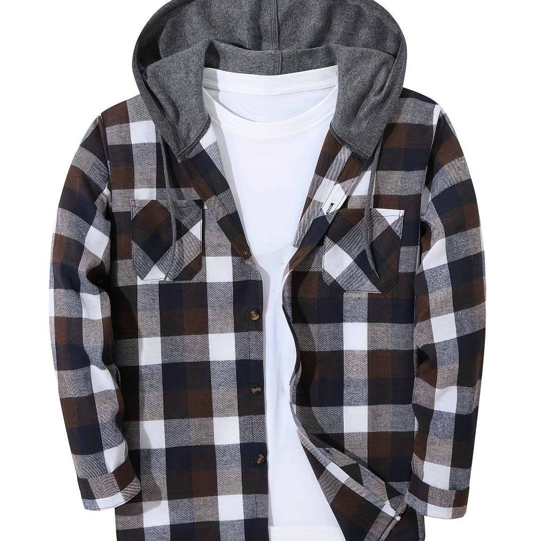 Braxton | Geruite Hoodie Shirt