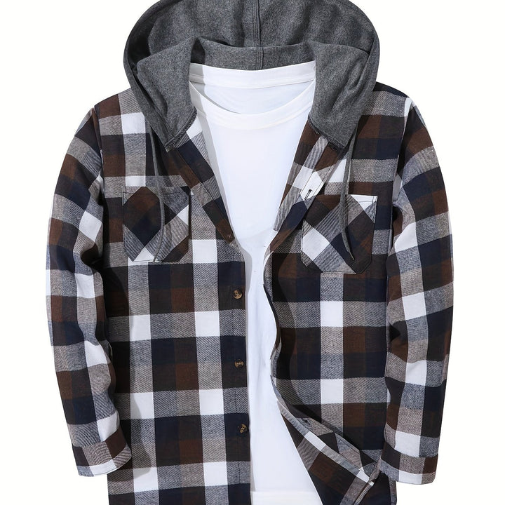 Braxton | Geruite Hoodie Shirt