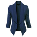 Penelope | Open-Front Draped Blazer