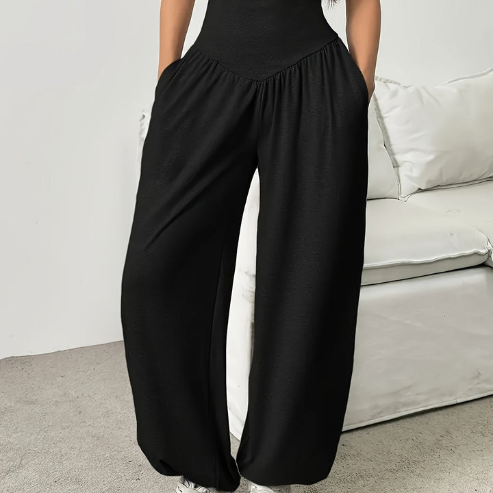 Ramona | Hoge Taille Wijde Loungebroek