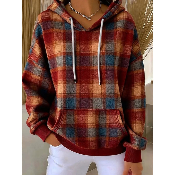 Sadie | Gezellige Geruite Hoodie