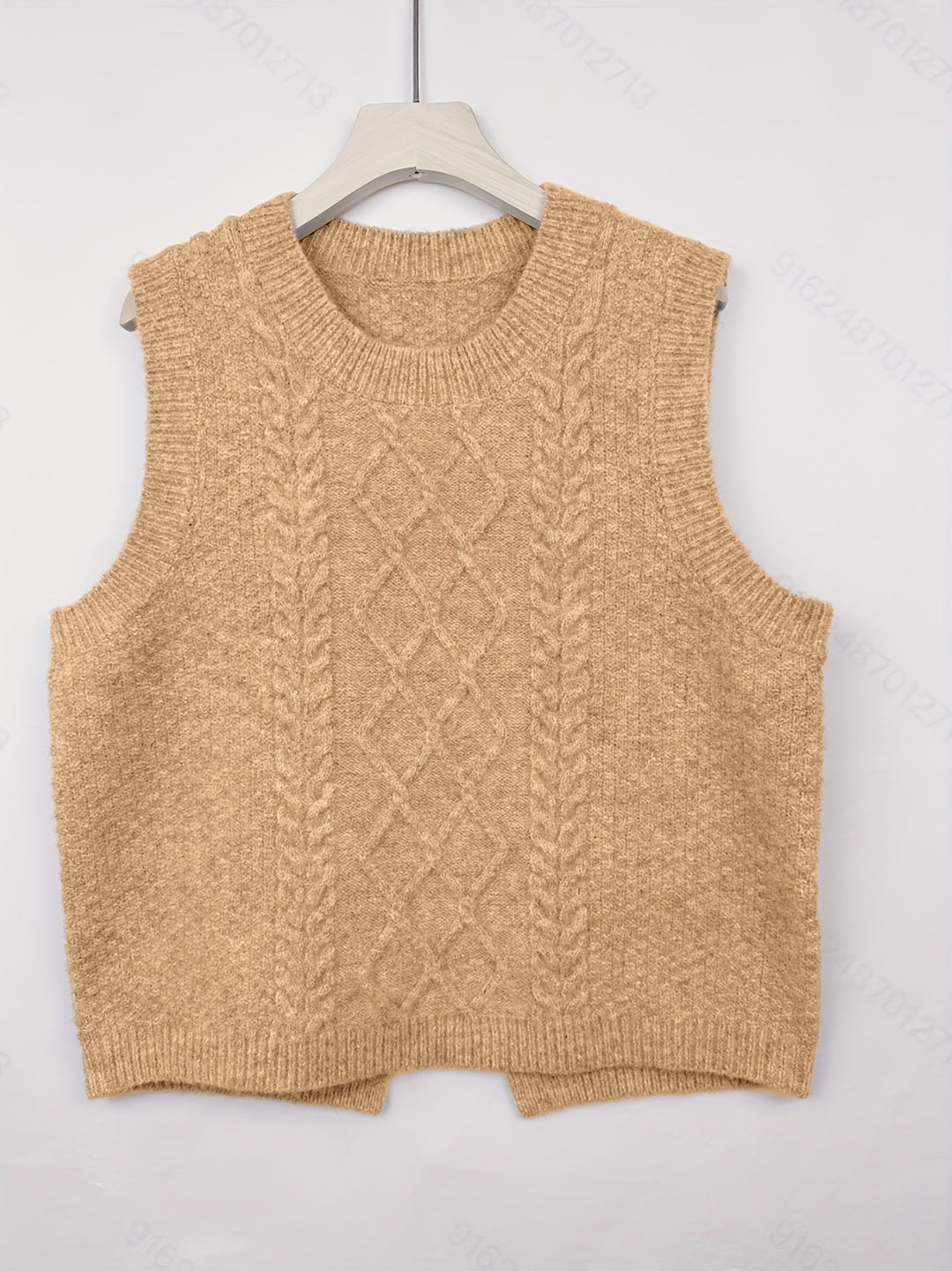Brooke | Kabelgebreide Sweater Vest