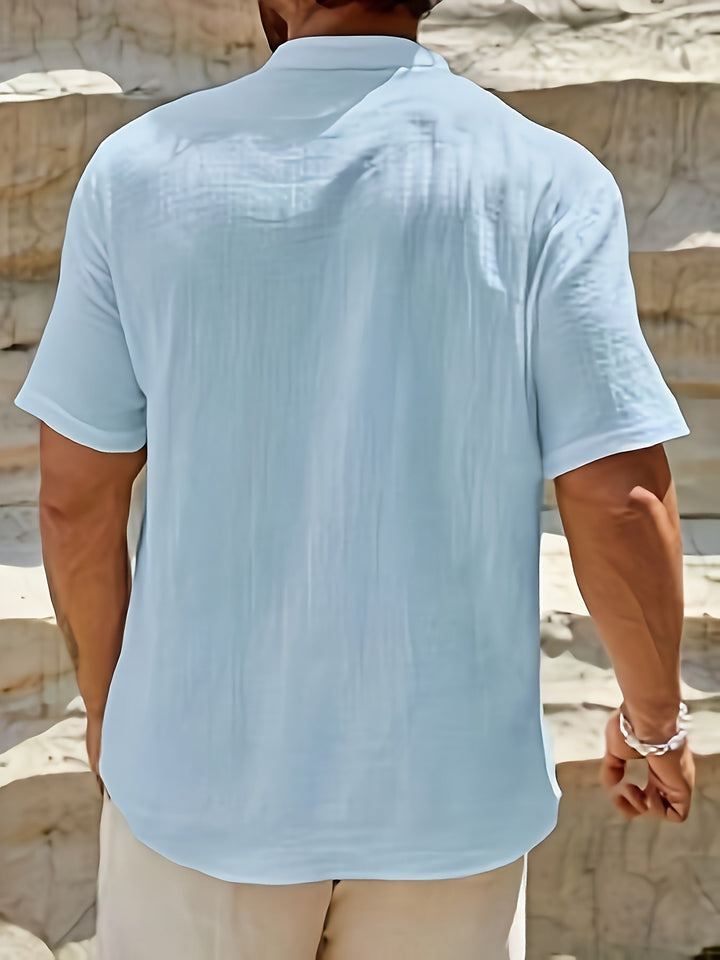 Preston | Ontspannen Henley Shirt