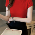 Della | Verfijnde Mock-Neck Top